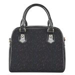Purple Zodiac Stars Pattern Print Shoulder Handbag