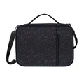Purple Zodiac Stars Pattern Print Shoulder Strap Bible Bag