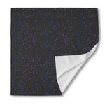 Purple Zodiac Stars Pattern Print Silk Bandana