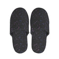 Purple Zodiac Stars Pattern Print Slippers