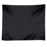 Purple Zodiac Stars Pattern Print Tapestry