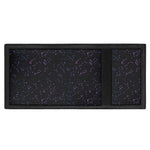 Purple Zodiac Stars Pattern Print Trifold Wallet