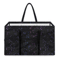 Purple Zodiac Stars Pattern Print Utility Tote Bag