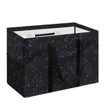 Purple Zodiac Stars Pattern Print Utility Tote Bag
