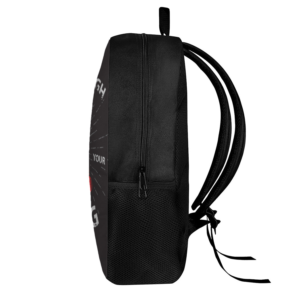 Put On Your Boxing Gloves Print 17 Inch Backpack
