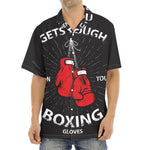 Put On Your Boxing Gloves Print Aloha Shirt