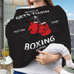 Put On Your Boxing Gloves Print Baby Seat Cover