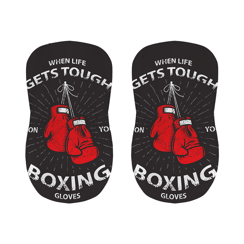 Put On Your Boxing Gloves Print Bar Stool Covers