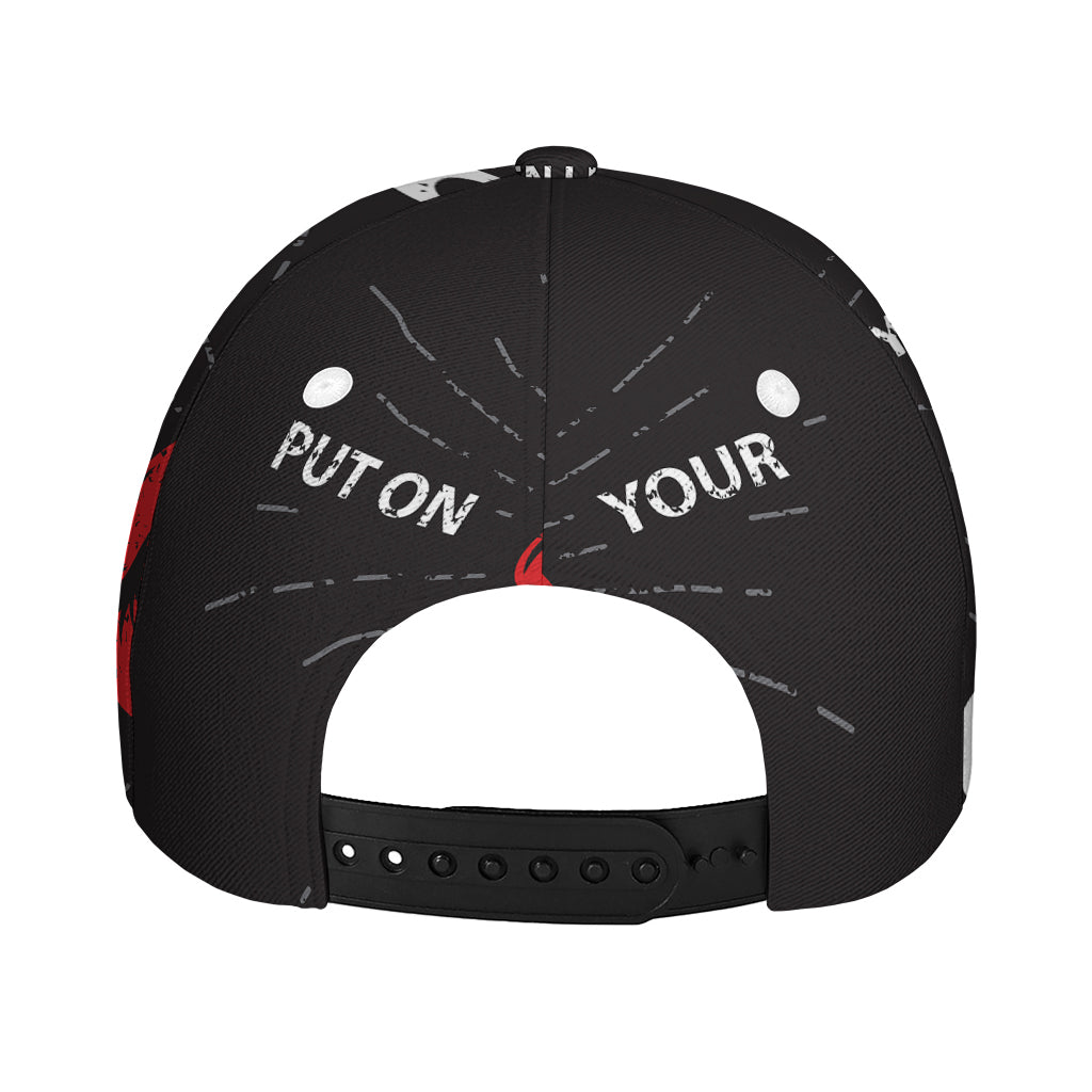 Put On Your Boxing Gloves Print Baseball Cap