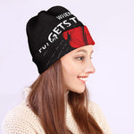 Put On Your Boxing Gloves Print Beanie