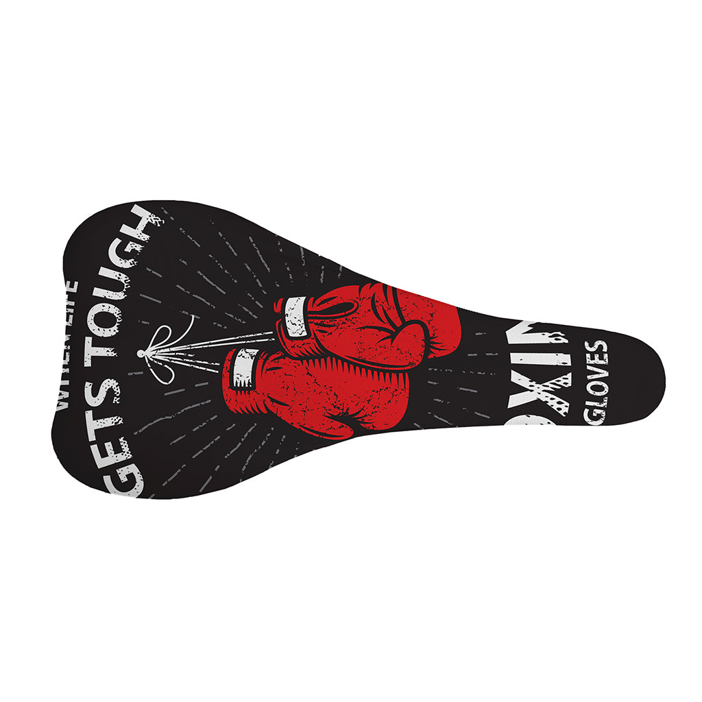 Put On Your Boxing Gloves Print Bicycle Seat Cover