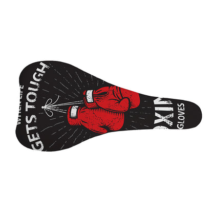 Put On Your Boxing Gloves Print Bicycle Seat Cover