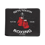 Put On Your Boxing Gloves Print Bifold Wallet