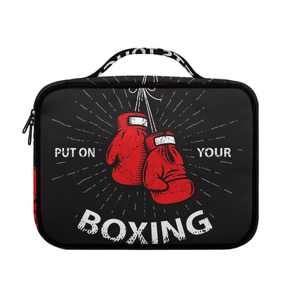 Put On Your Boxing Gloves Print Briefcase Bible Bag