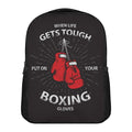 Put On Your Boxing Gloves Print Casual Backpack
