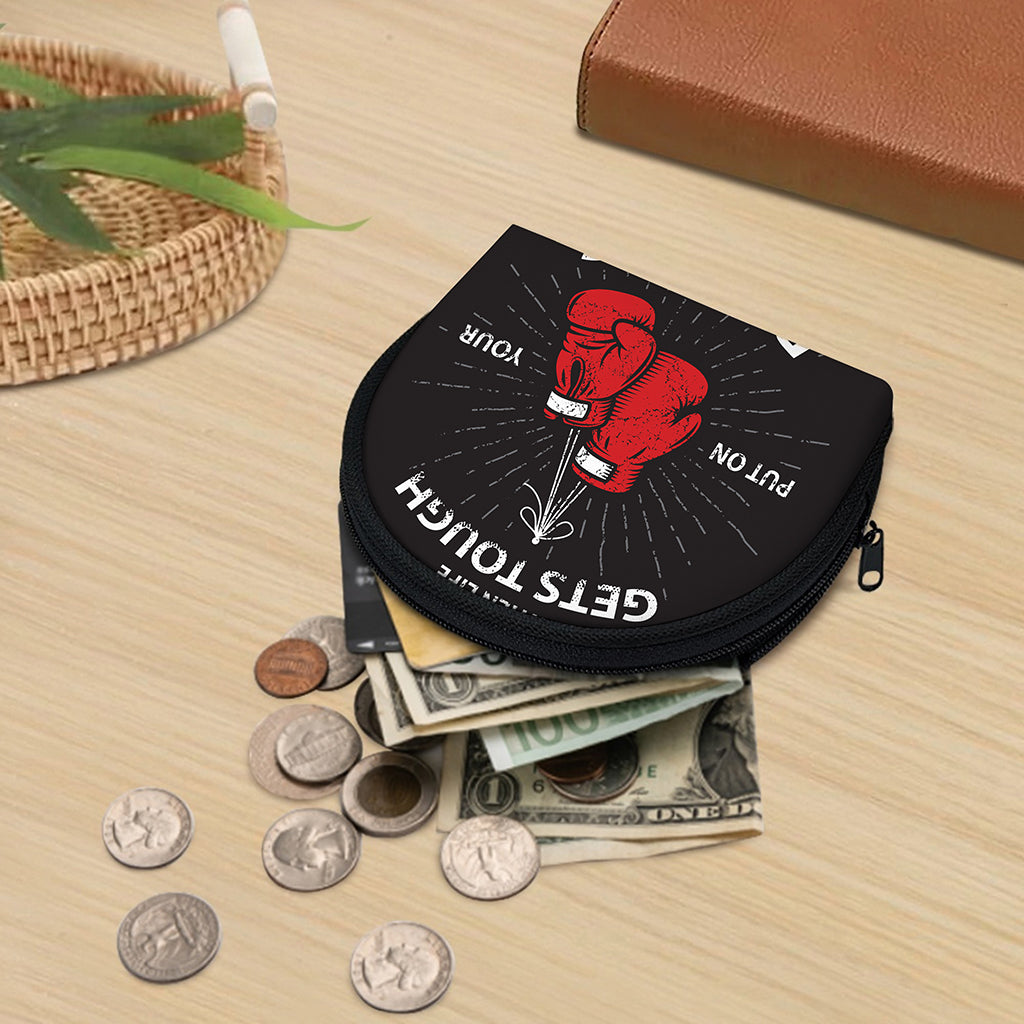 Put On Your Boxing Gloves Print Coin Purse