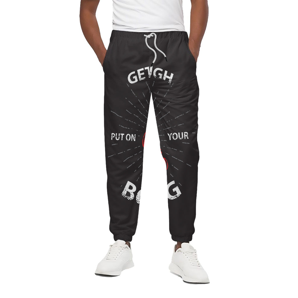 Put On Your Boxing Gloves Print Cotton Pants