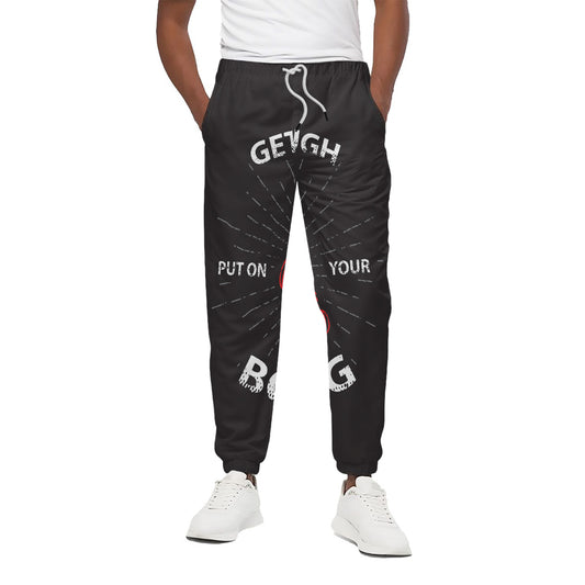 Put On Your Boxing Gloves Print Cotton Pants
