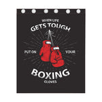 Put On Your Boxing Gloves Print Curtain