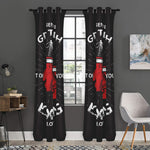 Put On Your Boxing Gloves Print Curtain