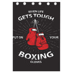 Put On Your Boxing Gloves Print Curtain
