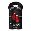 Put On Your Boxing Gloves Print Double Neoprene Wine Tote