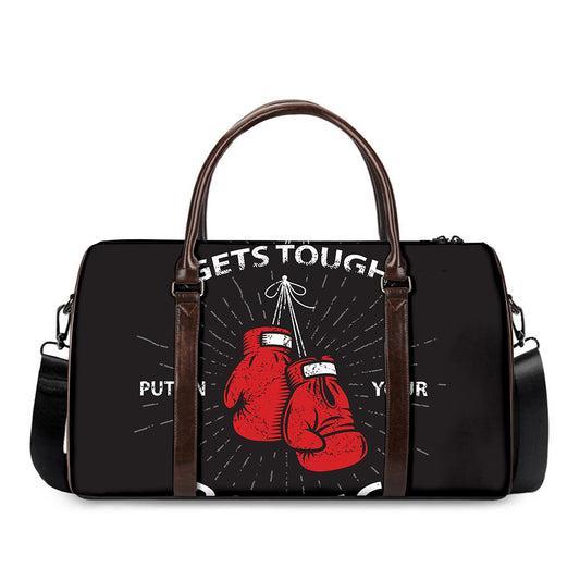 Put On Your Boxing Gloves Print Duffle Bag