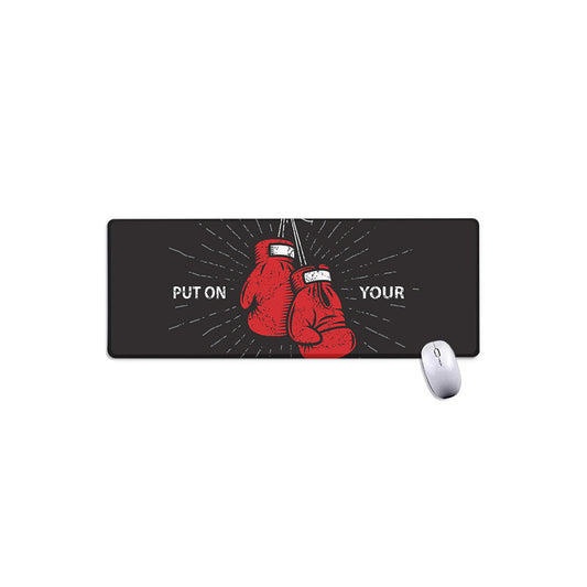 Put On Your Boxing Gloves Print Extended Mouse Pad