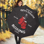 Put On Your Boxing Gloves Print Foldable Umbrella