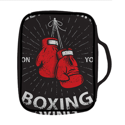 Put On Your Boxing Gloves Print Front Pocket Bible Bag