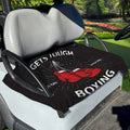 Put On Your Boxing Gloves Print Golf Cart Seat Cover