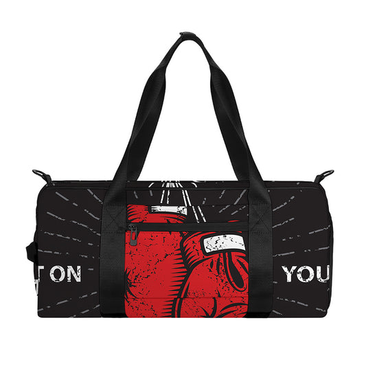 Put On Your Boxing Gloves Print Gym Bag
