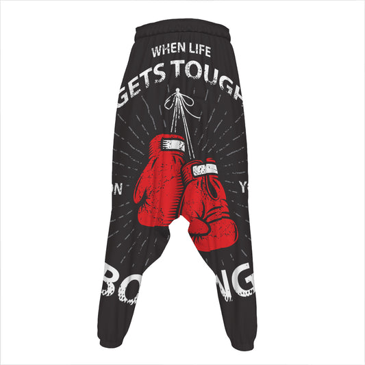 Put On Your Boxing Gloves Print Hammer Pants