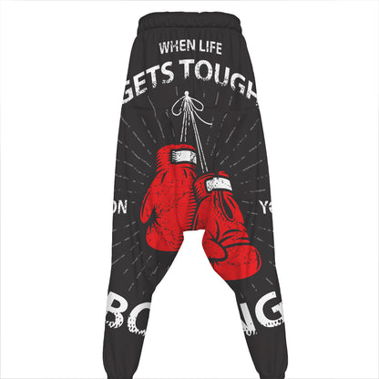 Put On Your Boxing Gloves Print Hammer Pants