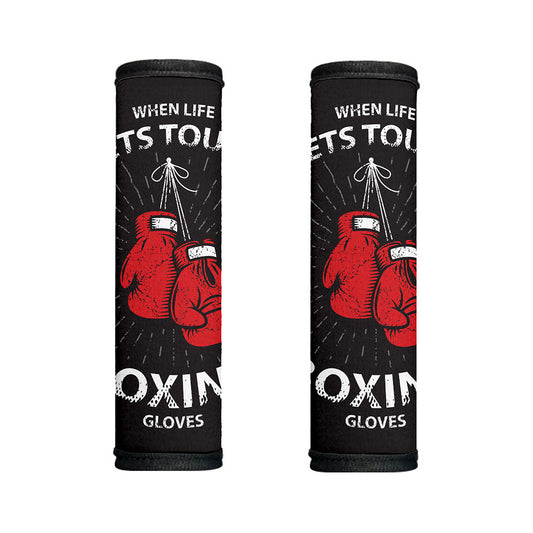 Put On Your Boxing Gloves Print Handle Covers