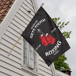 Put On Your Boxing Gloves Print House Flag
