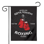 Put On Your Boxing Gloves Print House Flag