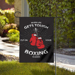 Put On Your Boxing Gloves Print House Flag