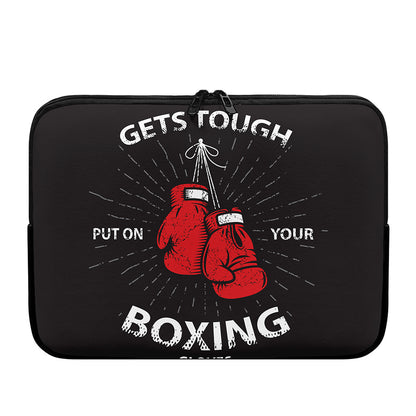 Put On Your Boxing Gloves Print Laptop Sleeve