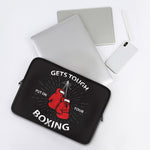 Put On Your Boxing Gloves Print Laptop Sleeve