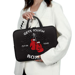 Put On Your Boxing Gloves Print Laptop Sleeve With Handle