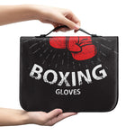 Put On Your Boxing Gloves Print Leather Bible Cover