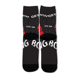 Put On Your Boxing Gloves Print Long Socks