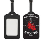 Put On Your Boxing Gloves Print Luggage Tag
