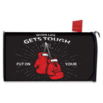 Put On Your Boxing Gloves Print Mailbox Cover