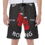 Put On Your Boxing Gloves Print Men's Beach Shorts