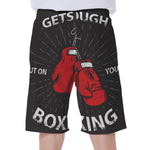 Put On Your Boxing Gloves Print Men's Beach Shorts