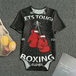 Put On Your Boxing Gloves Print Men's Bodysuit