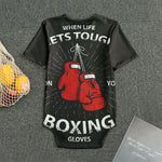Put On Your Boxing Gloves Print Men's Bodysuit