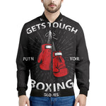 Put On Your Boxing Gloves Print Men's Bomber Jacket